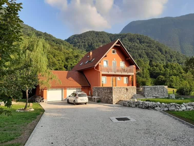 Pocitniska Hisa Nad Soco Villa Bovec Exterior foto
